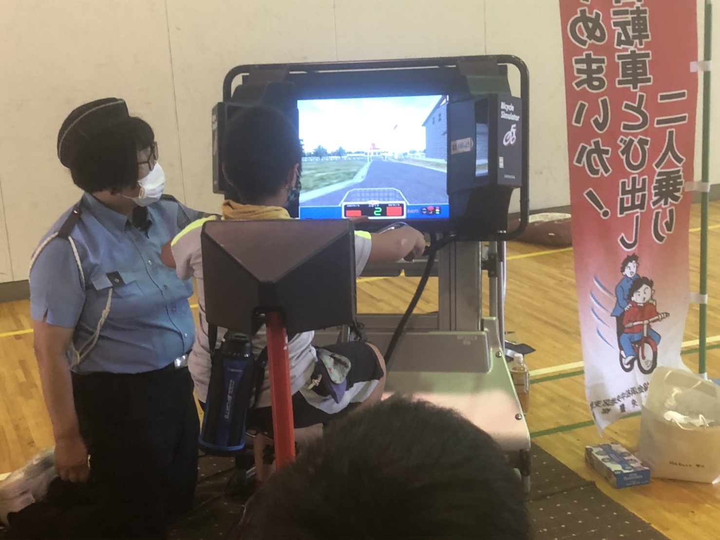 画像6:自転車教室の様子