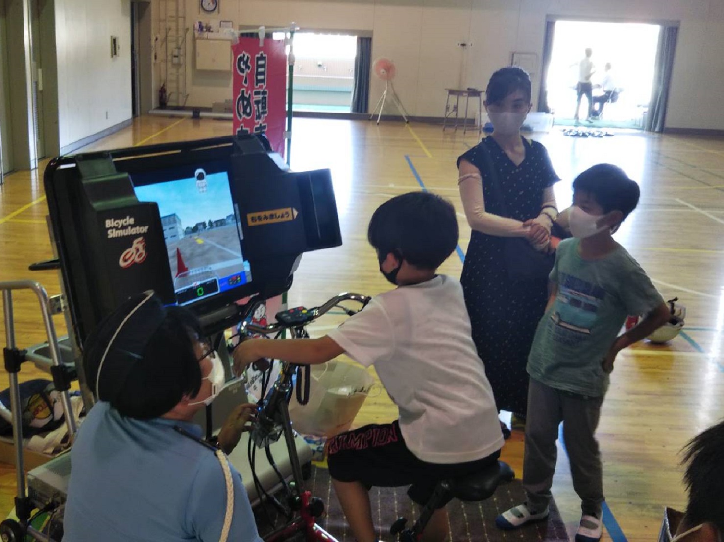 画像7:自転車教室の様子